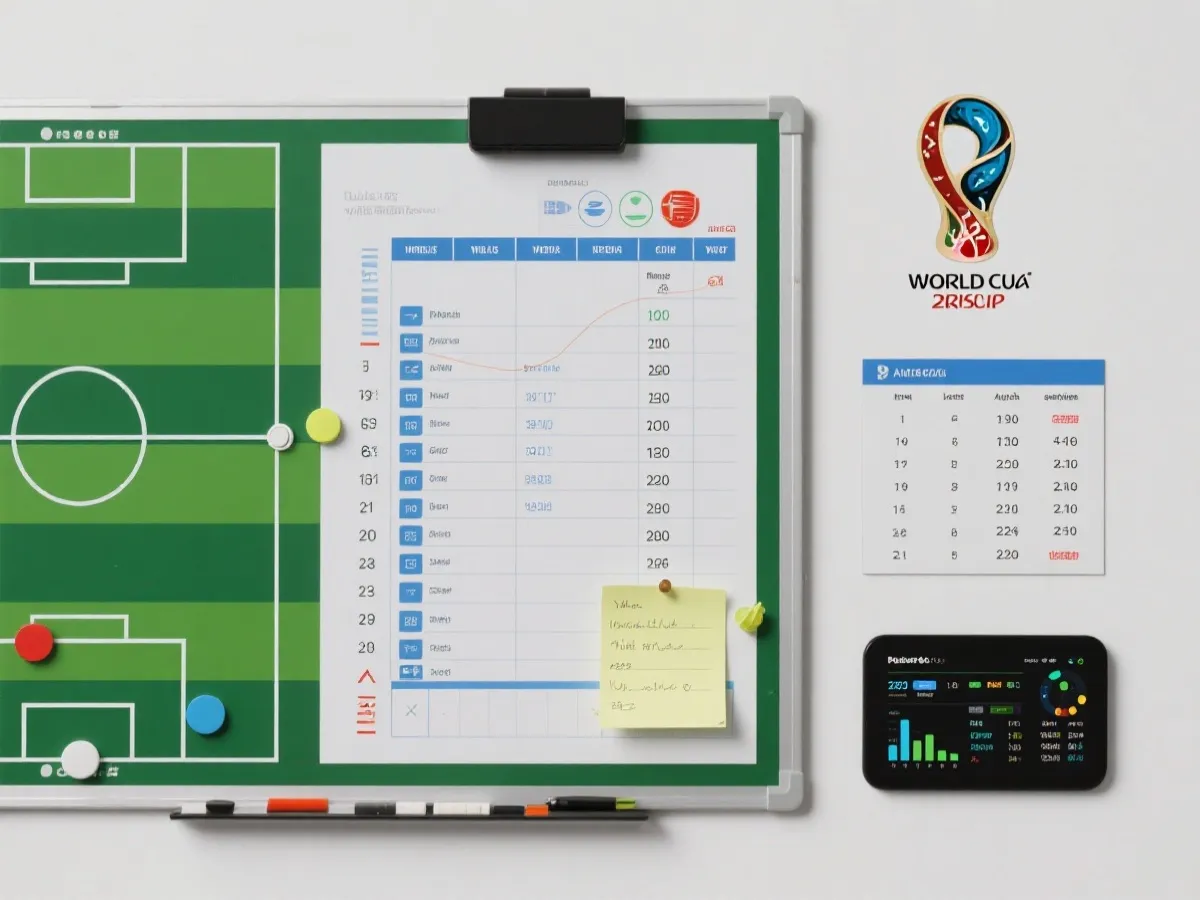 平台內容整理與賽程追蹤示意圖