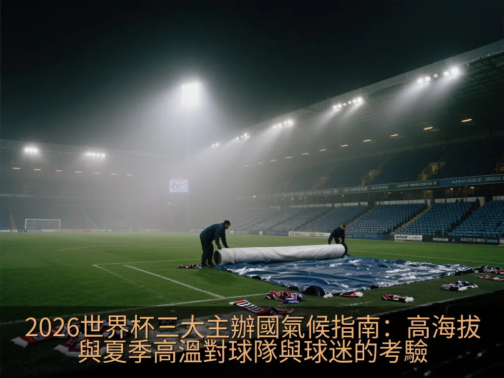 現代化體育場看台上的觀賽裝備，包括水瓶與遮陽帽，陽光充足